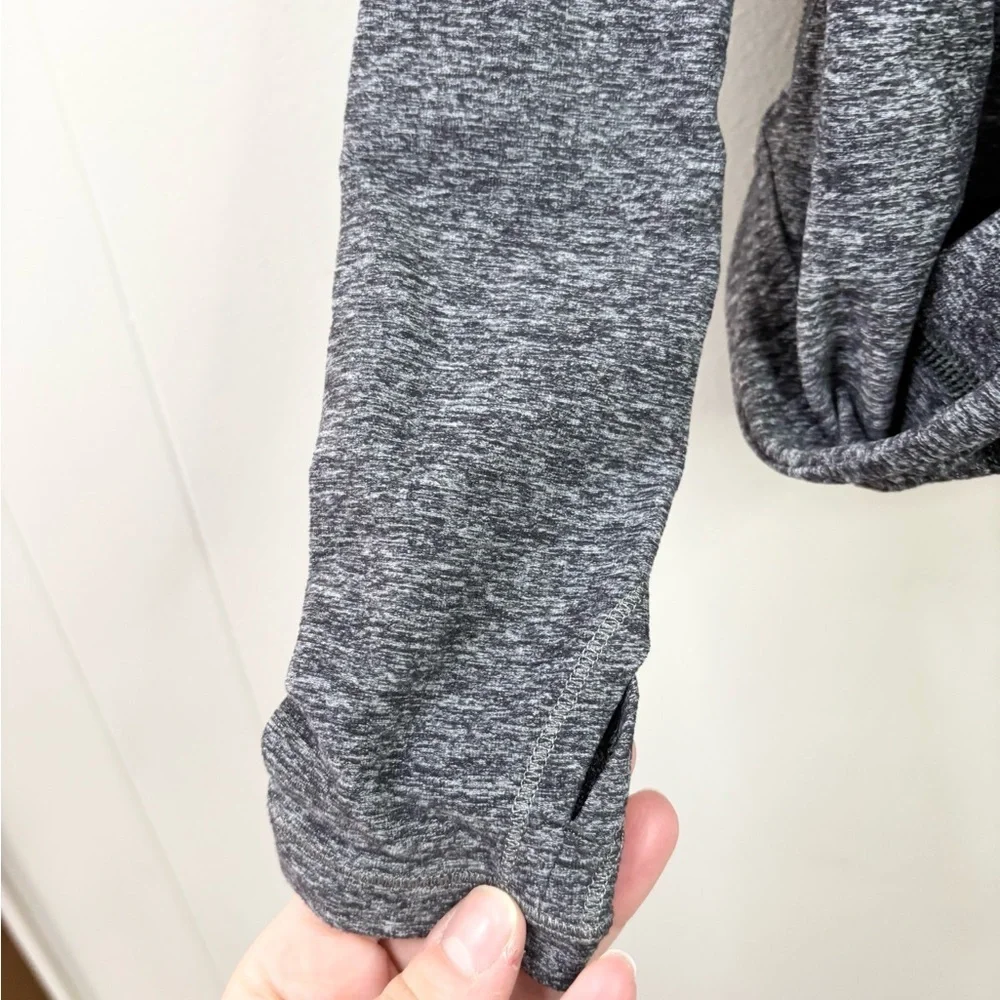 Lululemon Ivivva Four Count Shrug Wrap heather grey sweatshirt S-M